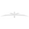 Ekena Millwork Alberta Architectural Grade PVC Gable Bracket, 96"W x 16"H x 2"D x 4"F, 4/12 Pitch GBP096X16X0204ALB00 - alternate 5